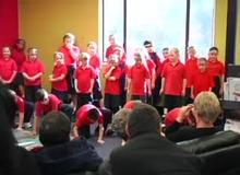 Children celebrate Music Month in public library